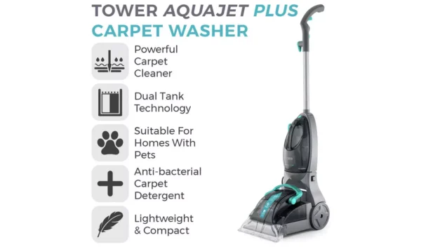 Tower AquaJet Plus Stick Carpet Cleaner - Image 3